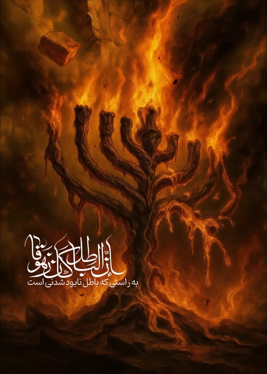 پوستر إن‌الباطل کان ذهوقا